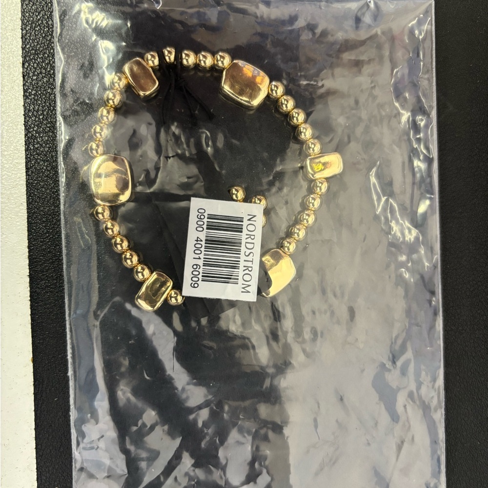 Nordstrom Gold Beaded Bracelet